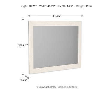 Stelsie - Bedroom Mirror - White