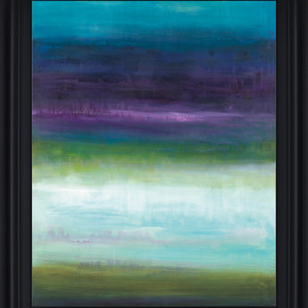 Twilight Serenity - 28" x 34" Framed Wall Art - Blue