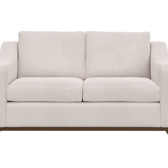 Natural Parota - Loveseat - Mink Withe