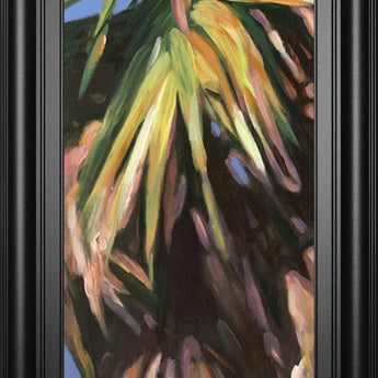Wild Palm I By Suzanne Wilkins - Framed Print Wall Art - Dark Green