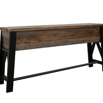 Loft Counter Height Sofa Table Two Tone Gray / Brown - Sofa Tables at Quality Home Furniture Mesquite