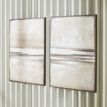 Brockdunn - Wall Art Set (Set of 2) - Tan / Brown