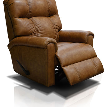 6F00AL - Sillón reclinable mecedor de cuero