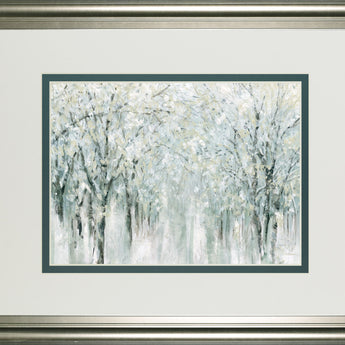 Winter Mist By Carol Robinson - Framed Print Wall Art - Gray