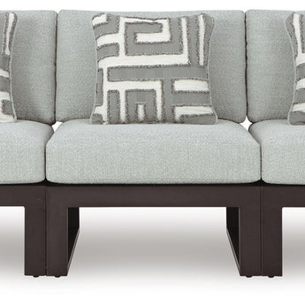 Beachloft - 3-Piece Outdoor Sectional - Black / Gray