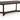 Dilenno - Marrón oscuro - Mesa extensible rectangular para comedor