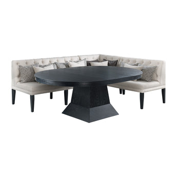 Maddox - Juego de mesa de comedor ovalada