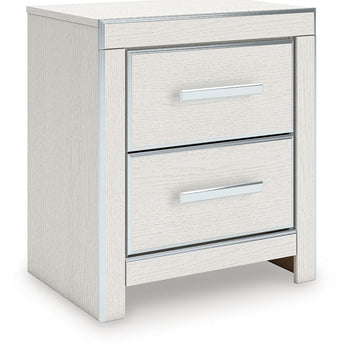 Zuraleus - Two Drawer Night Stand - White