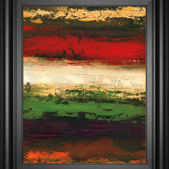 Nightlight Il By W. Blake - Framed Print Wall Art - Red