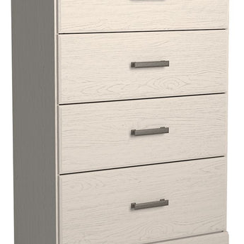 Stelsie - Four Drawer Chest - White