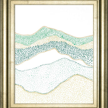 22x26 Terra Dots I By Vanna Lam - White