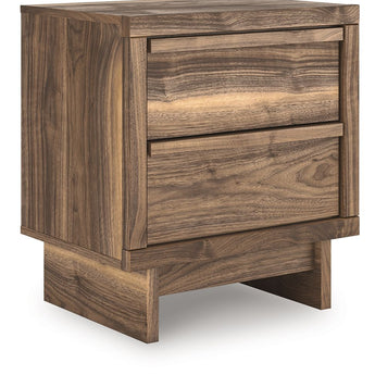 Chirason - Two Drawer Night Stand - Brown