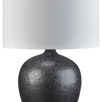 Ladstow - Ceramic Table Lamp  - Black