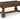 Sturlayne - Marrón - Mesa de cóctel rectangular