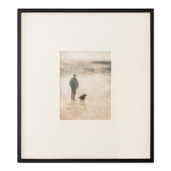 Strand - Framed Print - Beige