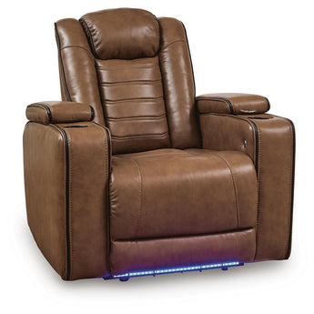 Gruaro - Power Recliner With Adjustable Headrest - Amber
