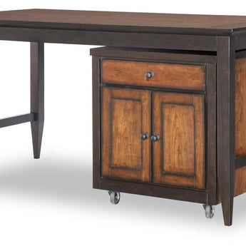 Fenmore - Kitchen Island Complete - Mocha And Distressed Cherry