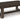 Breckington - Dark Brown - Rectangular Cocktail Table