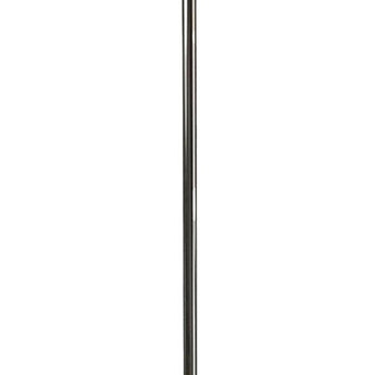 "Celestial Radiance" Metal Floor Lamp With Iridescent Glass Globes - Gun Metal Iridescent Glass