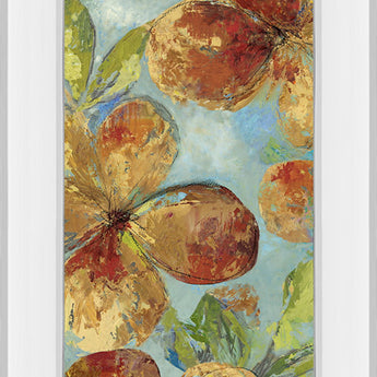 Bliss Il By Asia Jensen - Mirror Framed Print Wall Art - Yellow