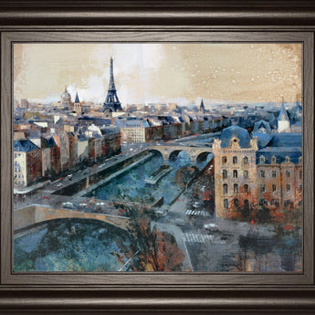 Ciel De Paris By Bofarull, M. - Framed Print Wall Art - Dark Gray