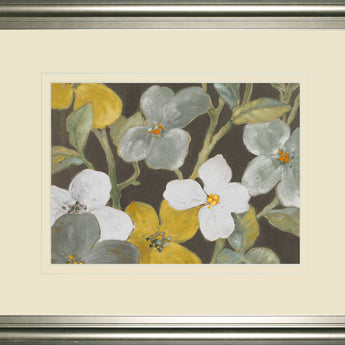 Garden Party In 1 By Lanie Loreth - Framed Print Wall Art - Beige