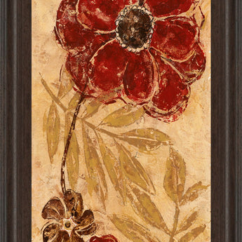 Touch Of Honey I By Maria Donovan - Framed Print Wall Art - Light Brown