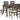 Rokane - Dining Room Table Set (Set of 7) - Brown