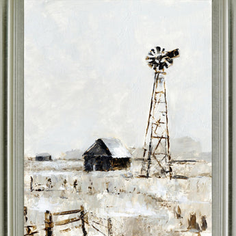 Rustic Prairie Ii By Ethan Harper 28 x 34 - White
