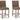 Walton Bridge - Driftwood - Taburete de bar (juego de 2)