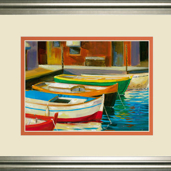 Canal Street I By Dupre - Framed Print Wall Art - Beige