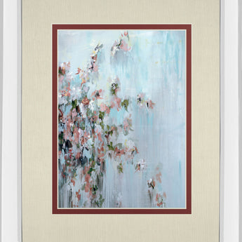 Wilting Away By Macy Cole - Mirror Framed Print Wall Art - Gray