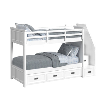 Hampton Kids - Litera con escalera y cama nido