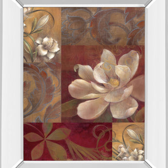 Variety Of Style Il By Elaine Vollherbst-Lane - Mirror Framed Print Wall Art - Red