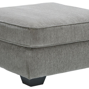 Altari - Oversized Accent Ottoman - Alloy