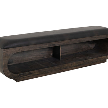 Balam - Wooden Bench With Cushioned Seat