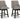 Neymorton - Dark Grayish Brown - Upholstered Swivel Barstool (Set of 2)