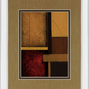 Gateways I By Patrick St. Germain - Mirror Framed Print Wall Art - Light Brown