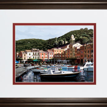 Sunshine Over Portofino By Saunders B. - Green