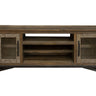 Loft TV Stand / Wall Unit Two Tone Gray / Brown - TV Stands at Quality Home Furniture Mesquite