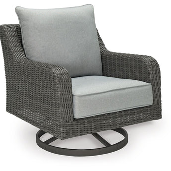 Elite Park - Sillón giratorio con cojín - Gris