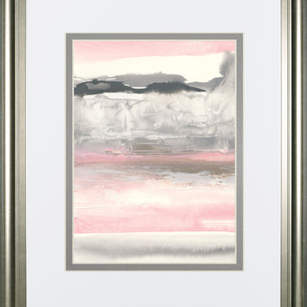 Charcoal And Blush I By Chris Paschke - Pink