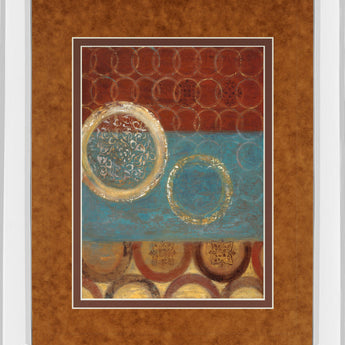 Tanzania I By Tava Studio - Mirror Framed Print Wall Art - Red
