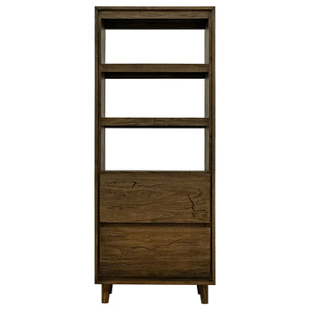 Savia - 2 Drawer Bookcase - Brown