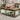 Vineyard - Coffee Table - Sage Green / Fruitwood