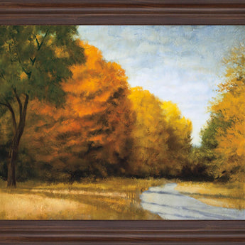 Golden Grove - 28" x 34" Framed Wall Art - Yellow