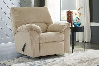 SimpleJoy - Rocker Recliner - Sand