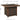Paradise Trail - Square Bar Table w/Fire Pit - Medium Brown