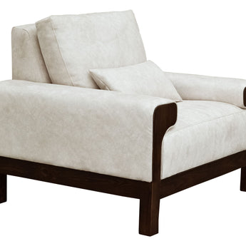 Raramuri - Armchair - White / Dark Brown