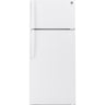 GE 17.5 Top Mount Refrigerator, White - GTS18HGNRWW